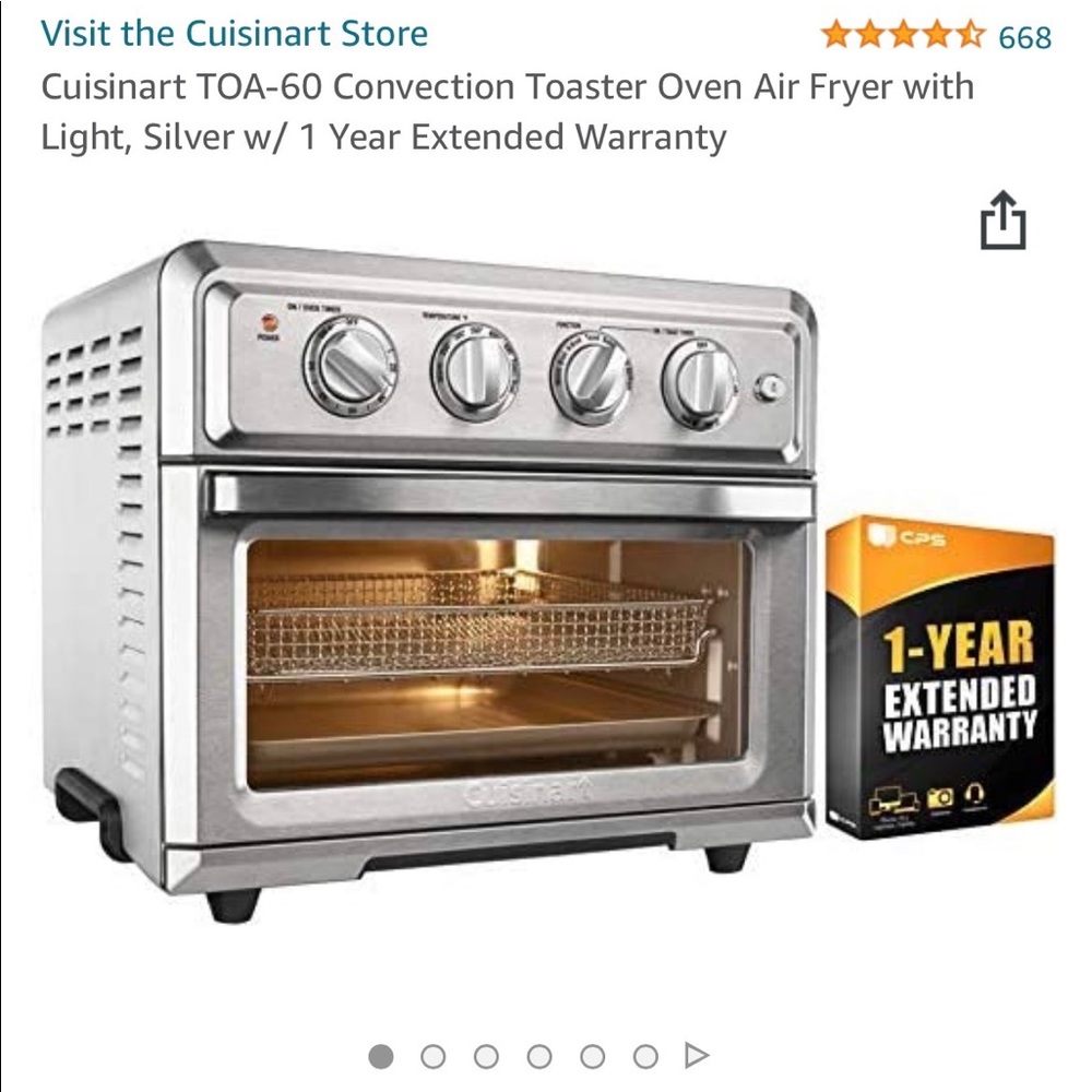 Cuisinart Air fryer toaster oven.